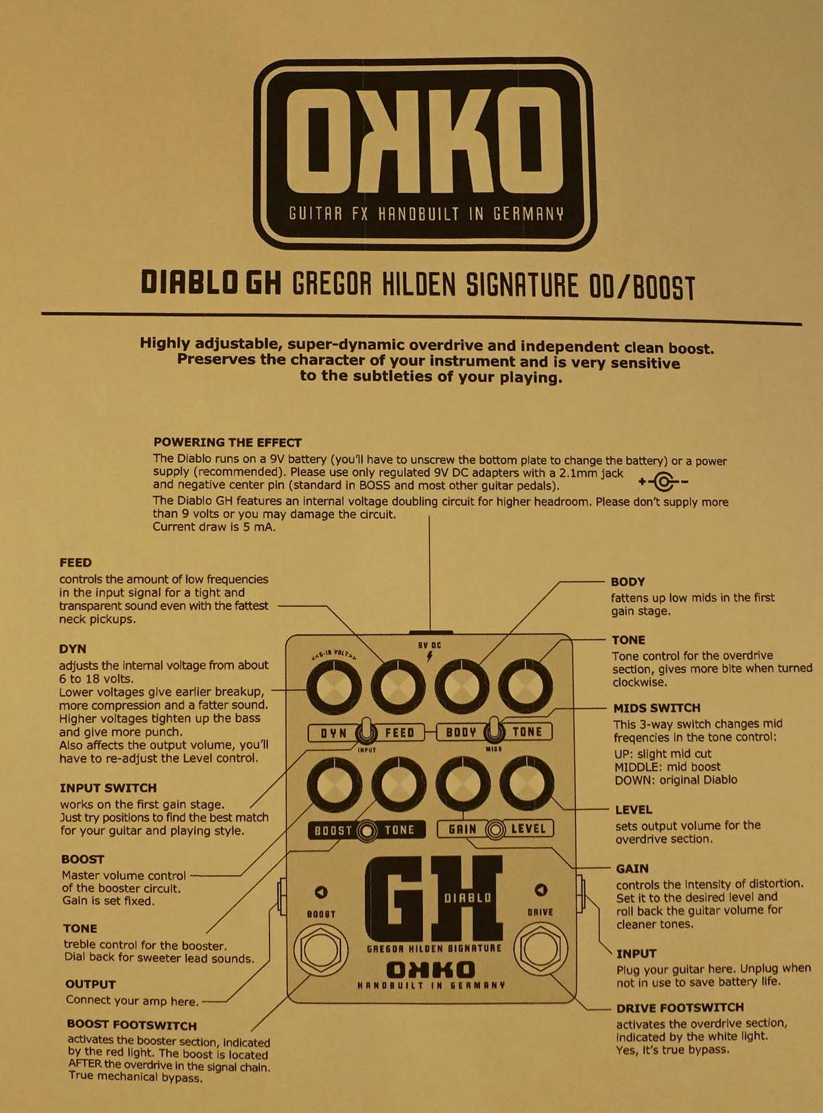 Okko Diablo “Gregor Hilden Signature”